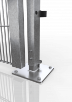 Vorschau: Schiebetür für Gittertrennwand ECONFENCE® BASIC LINE ZINK TS01 1400X2400mm Vorschau: Schiebetür für Gittertrennwand ECONFENCE® BASIC LINE ZINK TS01 1400X2400mm