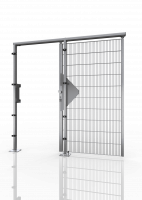 Vorschau: Schiebetür für Gittertrennwand ECONFENCE® BASIC LINE ZINK TS01 1400X2400mm Vorschau: Schiebetür für Gittertrennwand ECONFENCE® BASIC LINE ZINK TS01 1400X2400mm