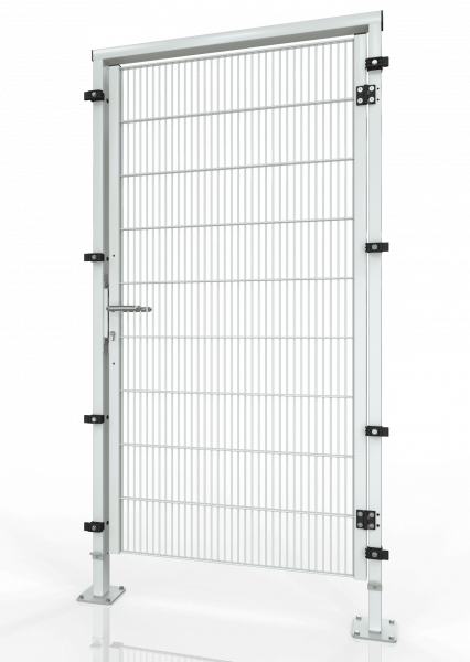 Drehtür für Maschinen-Schutzgitter ECONFENCE® BASIC LINE BT01 1000x2000 RAL-7035