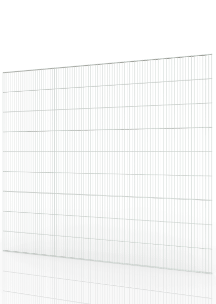 Gittertrennwand für Lagereinhausung ECONFENCE® BASIC LINE 2000x1800mm RAL-7035